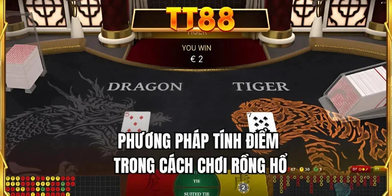 Phương pháp tính điểm trong cách chơi Rồng Hổ